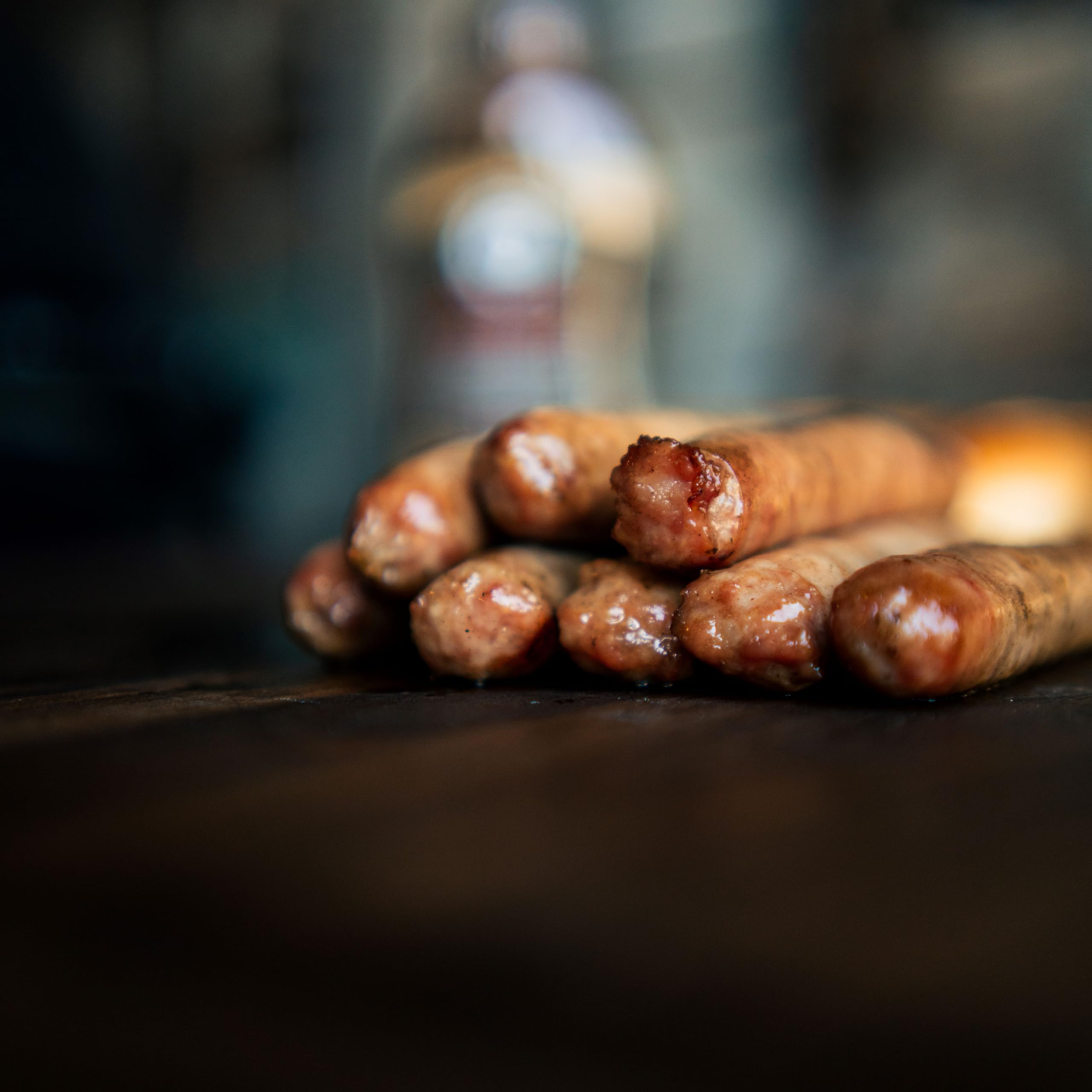 Bearded Butchers snack sticks assembly, showing easy stuffing with consistent diameter.