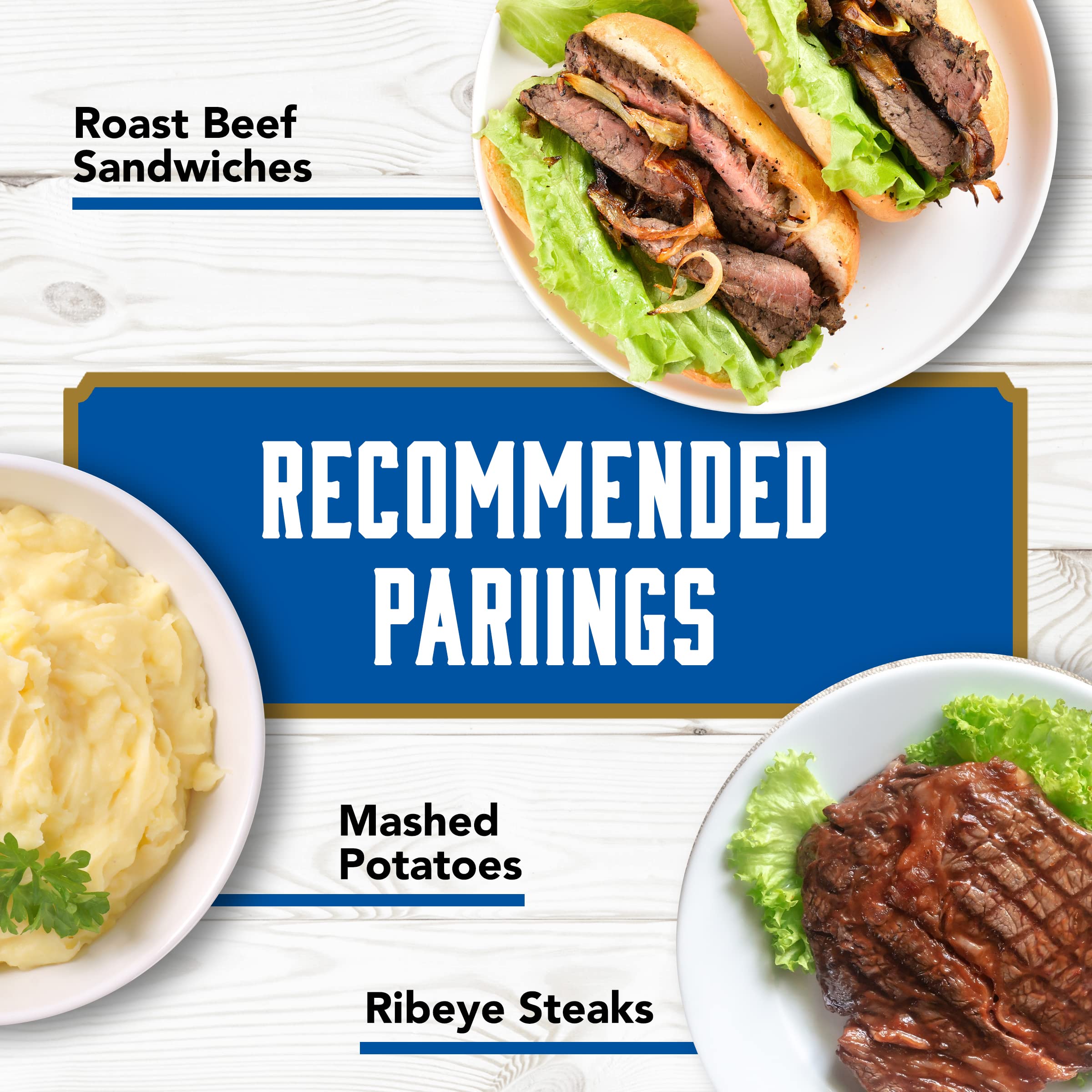 Beaver Brand Horseradish Sauce used as a creamy marinade for beef, pork, or chicken