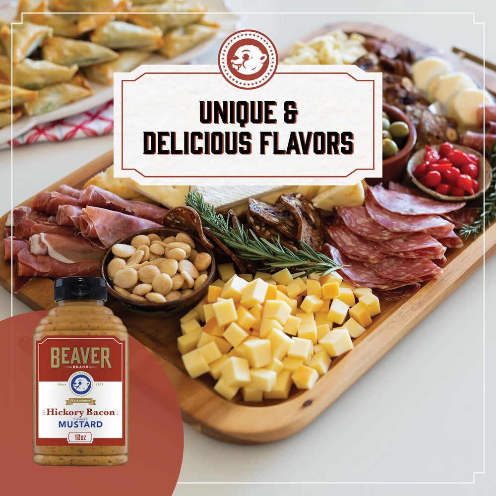 BEAVER Hickory Bacon Mustard used as chicken marinade for a smoky glaze