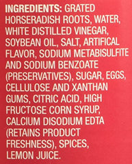 BEAVER hot horseradish cream-swirl on plate adds creamy heat.