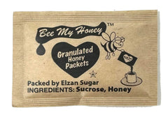 Bee My Honey packets ready for baking or oatmeal, convenient on the go.