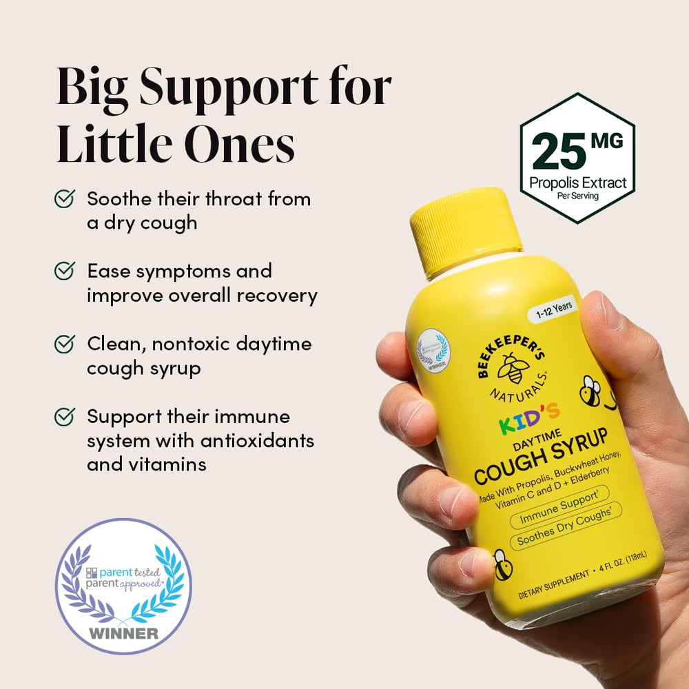 Beekeeper's Naturals kid throat soothing lollipops with propolis and zinc for immune-friendly flavor