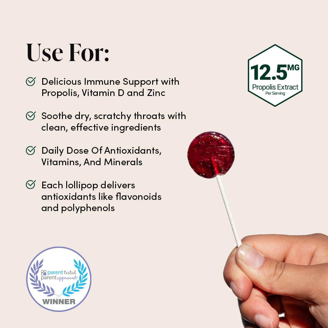 Beekeeper's Naturals propolis closeup highlighting bee-derived compounds