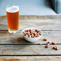 Close-up of roasted BEER NUTS Original Peanuts texture and coating