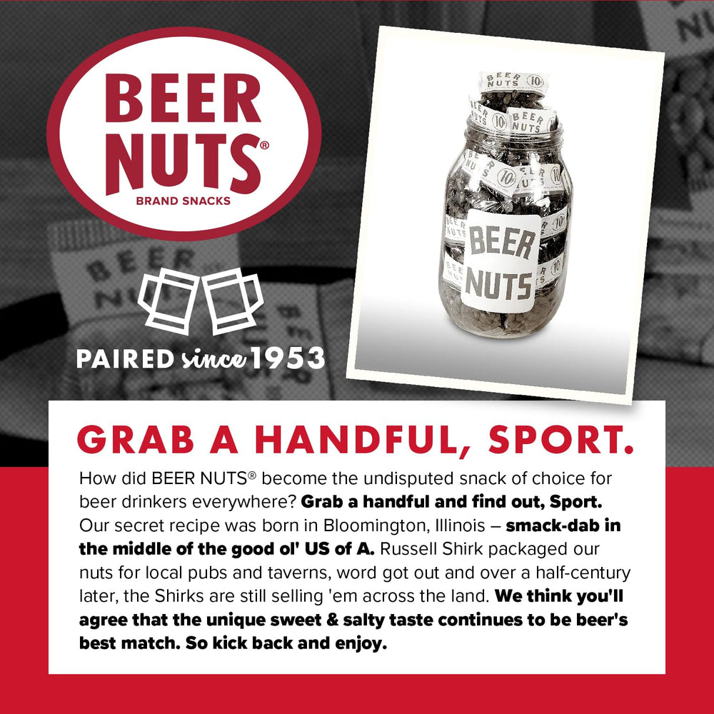 BEER NUTS Original peanuts family party platter, a crowd-pleasing snack option.