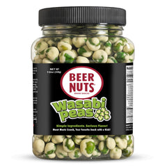 Beer Nuts Wasabi Peas close-up of bold crunch for snacking