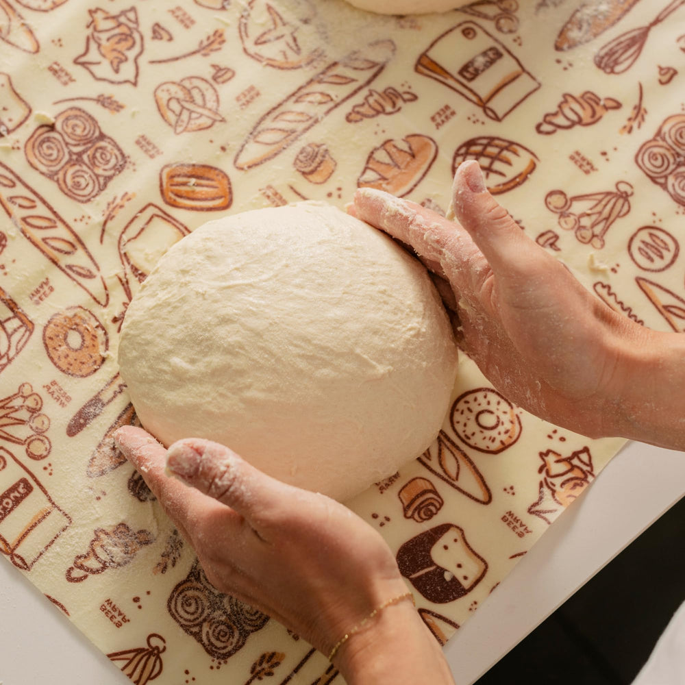 Bee's Wrap reusable bread wrap is washable and ready for multiple uses.