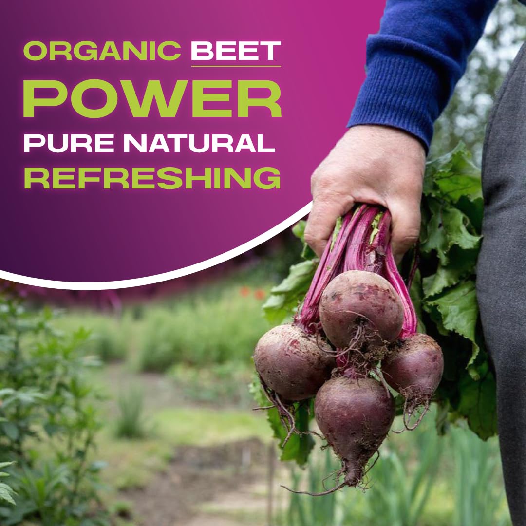 BEET IT organic ingredients with beets and apples for natural sweetness
