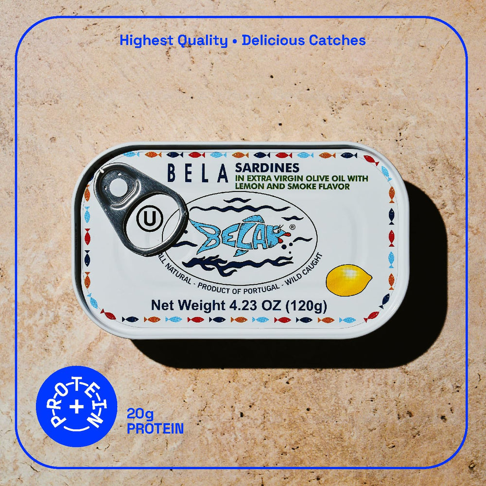 BELA Sardines lightly smoked - delicate aroma for snacks or pasta.