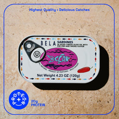 BELA sardines on a charcuterie board, ideal for quick tapas and pairings.
