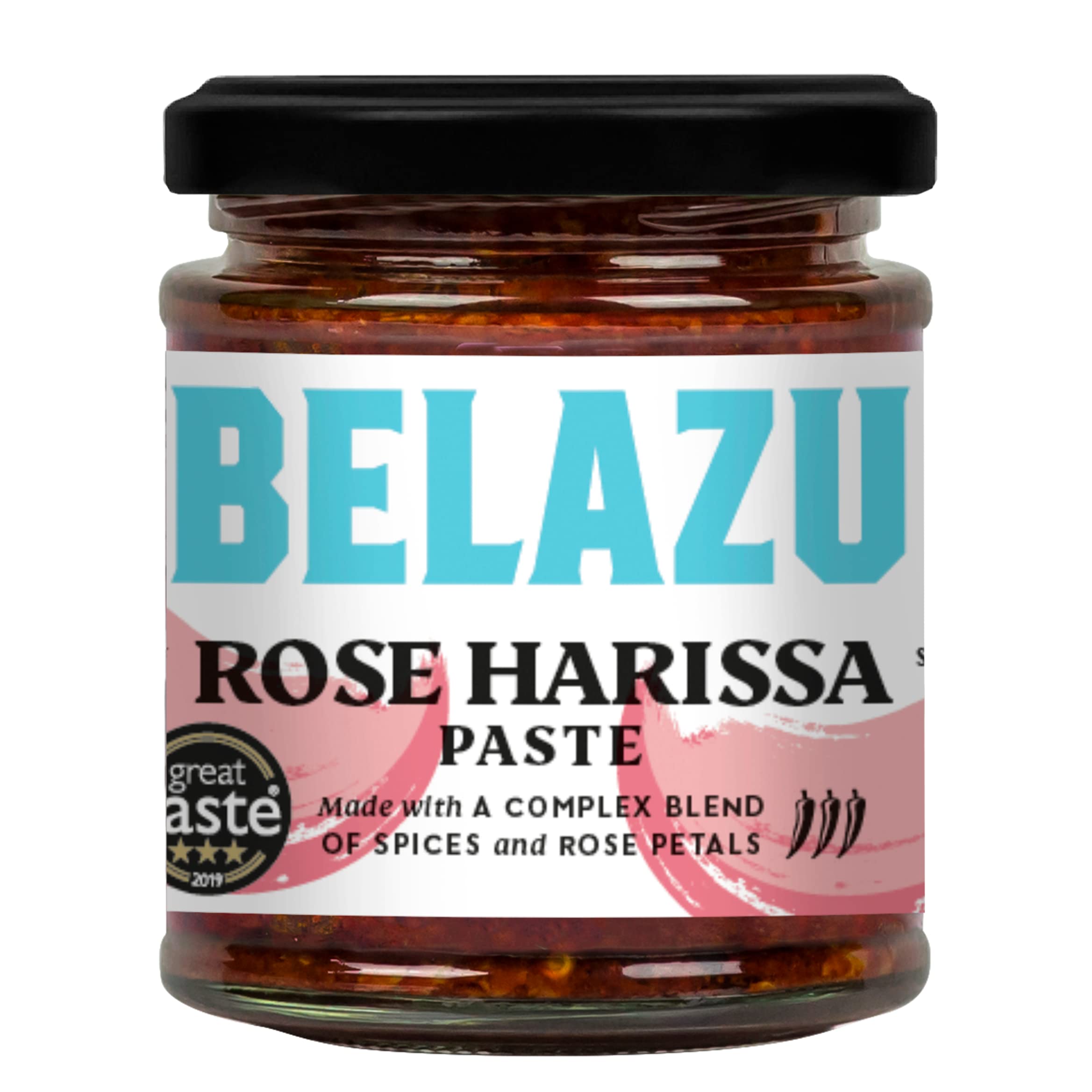 Belazu Rose Harissa 170g jar adds smoky depth to grilled dishes