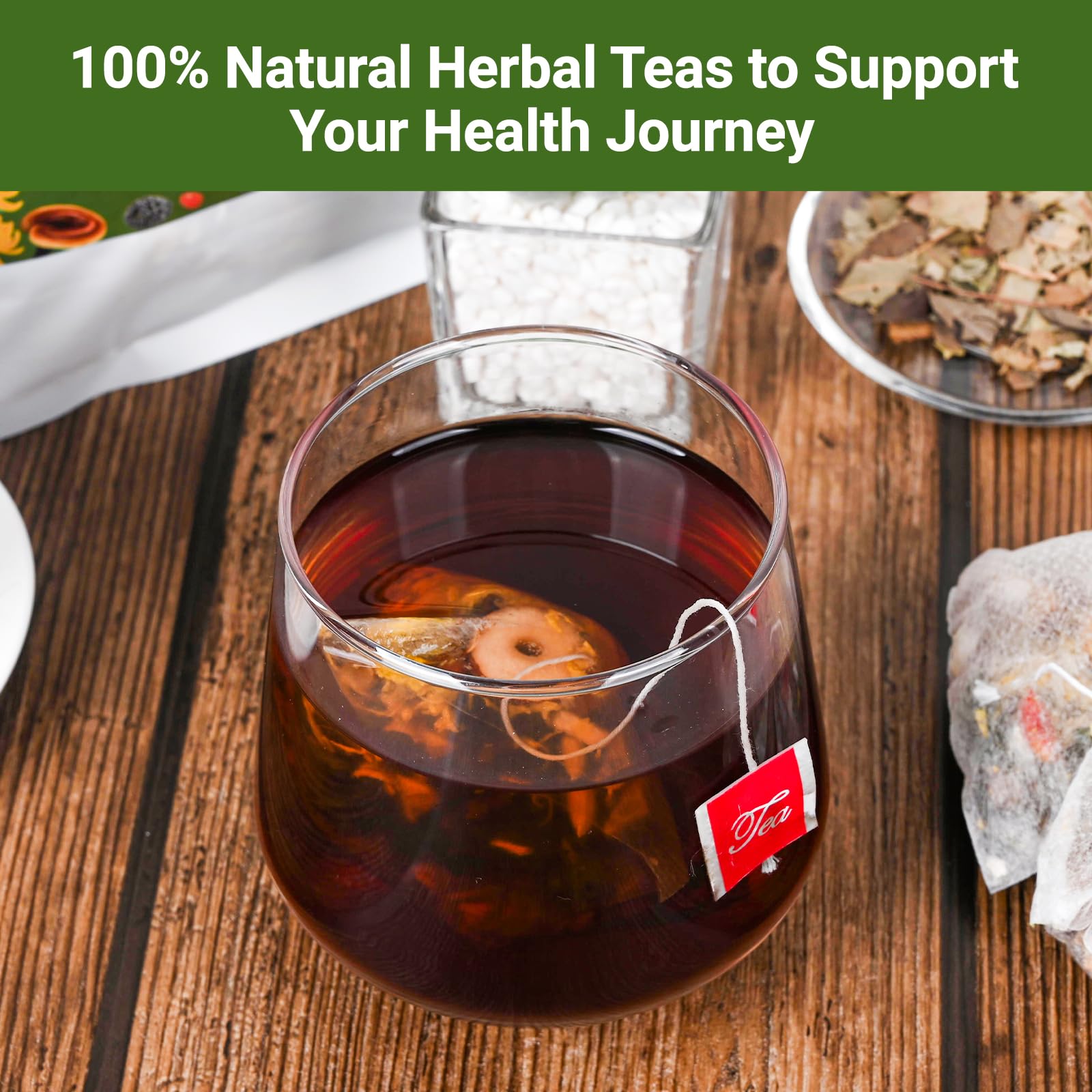 BeleePlanner liver detox tea brew in cup releasing warm aroma