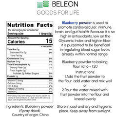 Beleon Blueberry Powder in a smoothie bowl adding natural blueberry flavor and color.