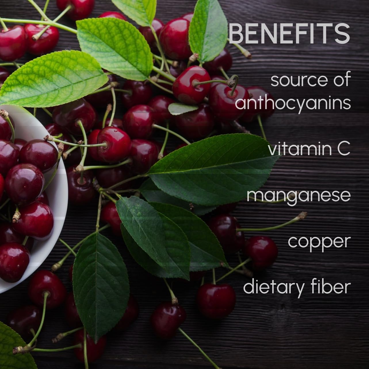 Beleon Tart Cherry Powder packaging on shelf emphasizes GMO-free, pure ingredients