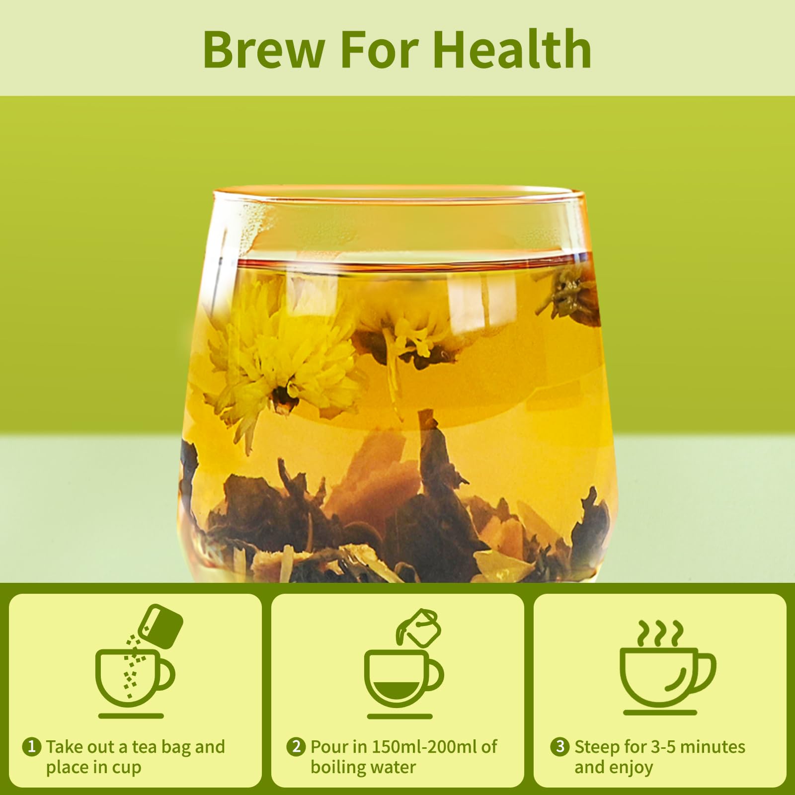 BeleePlanner Dandelion Wolfberry Tea brew tips for perfect steep
