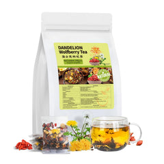 BeleePlanner Dandelion Wolfberry Tea pack shot promotes a calming daily ritual
