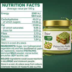 Belgico pistachio cream spread on toast offers a breakfast upgrade.