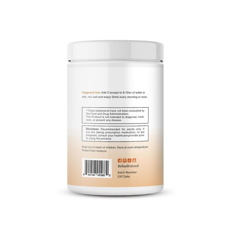 Mix Bella All Natural Probiotic Caramel Mocha Coffee in water