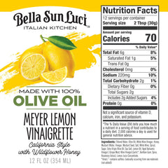 Bella Sun Luci Meyer Lemon Vinaigrette pour ideal for quick dressings and marinades
