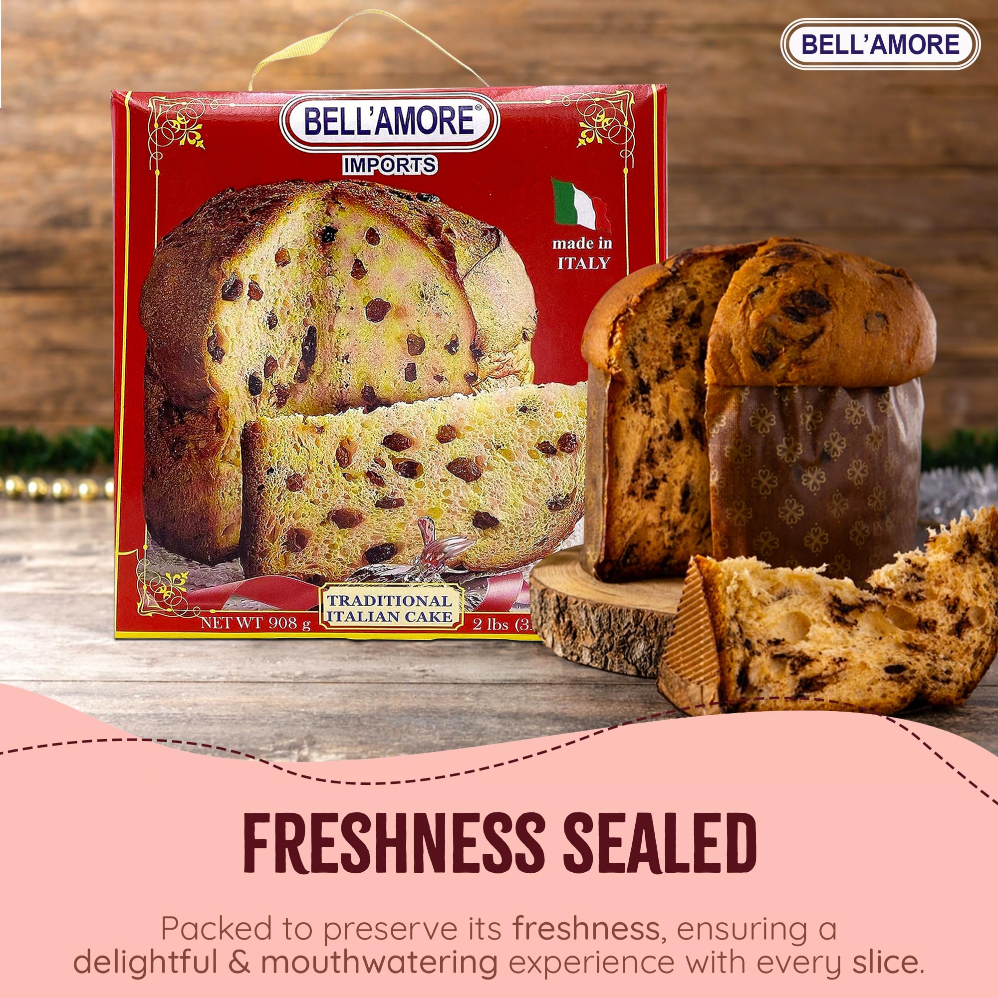 Bell'Amore Panettone for holiday gatherings and indulgent sharing.