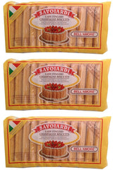 Bell'Amore Savoiardi package front, premium Italian ladyfingers for tiramisu.