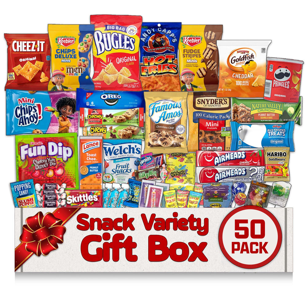 Belmint snack box suitable as a cheerful family gift.
