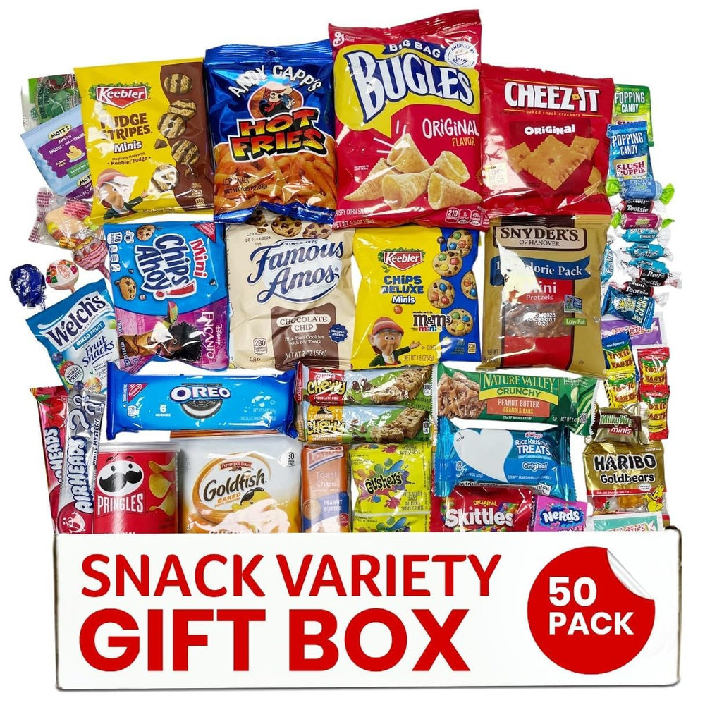 Belmint snack box opened to reveal individually wrapped snacks for freshness.