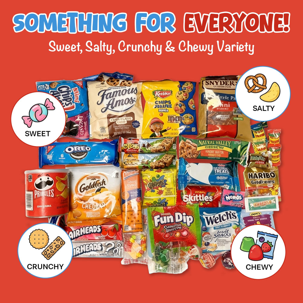 Ready-to-ship Belmint snack gift box for dorms and offices.