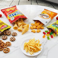 Assorted sweet and salty snacks from Belmint for easy sharing.