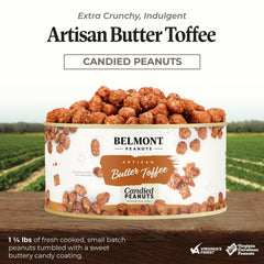 Belmont Peanuts Hand Seasoned Snack offers savory, even coating and crisp texture.