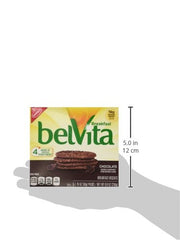 Belvita 5-pack packaging visible, convenient option for family snacks.