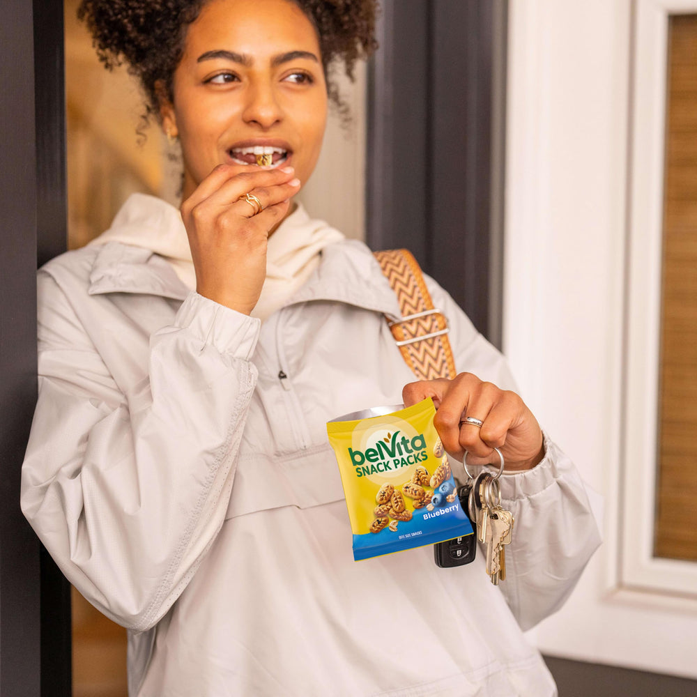 Belvita bites with whole grains symbol indicating wholesome ingredients