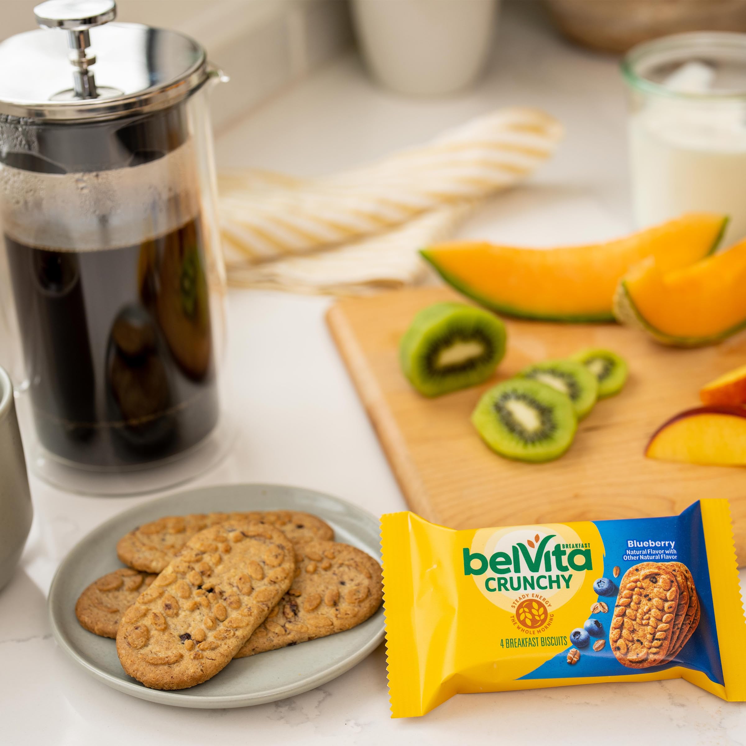 Belvita Blueberry Breakfast Bars ideal office snack for focus