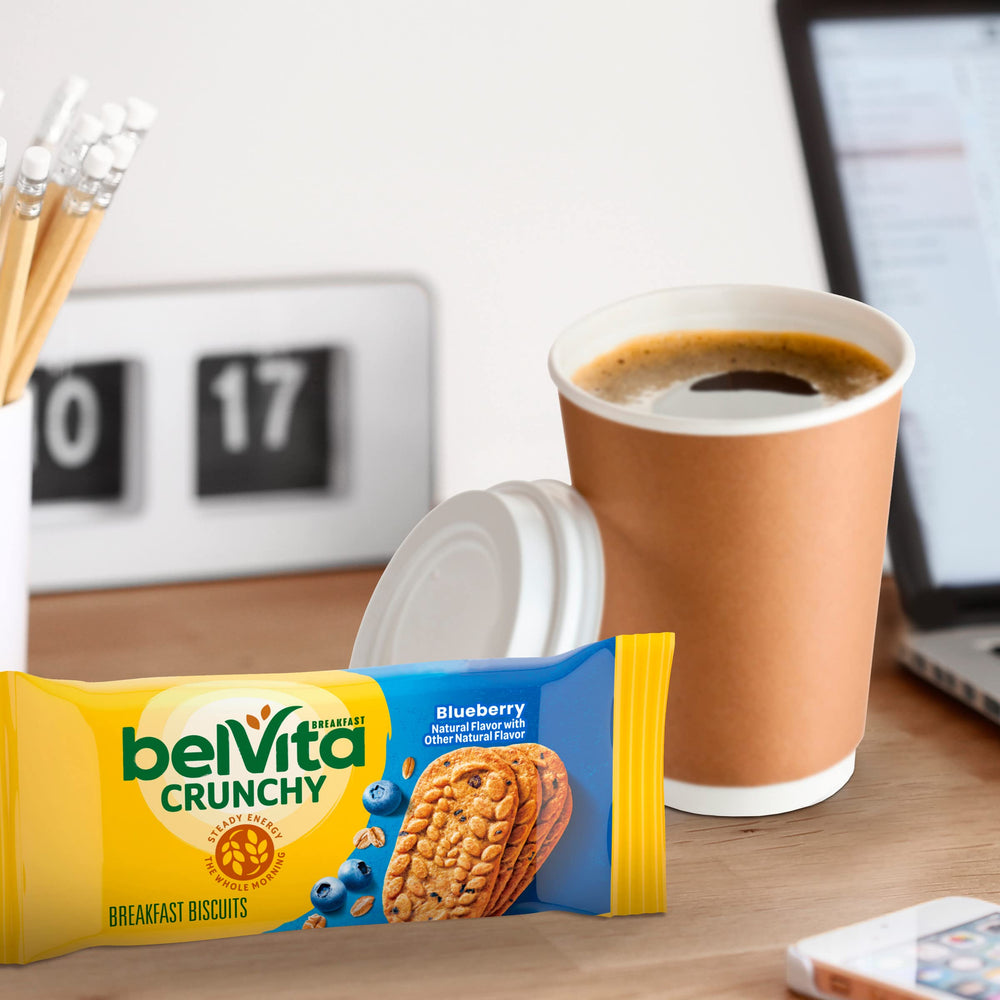 Belvita Blueberry Breakfast Bars on-the-go pack ready for travel