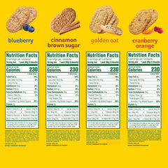 Belvita Blueberry Breakfast Biscuits close-up highlighting whole grains for a balanced start.