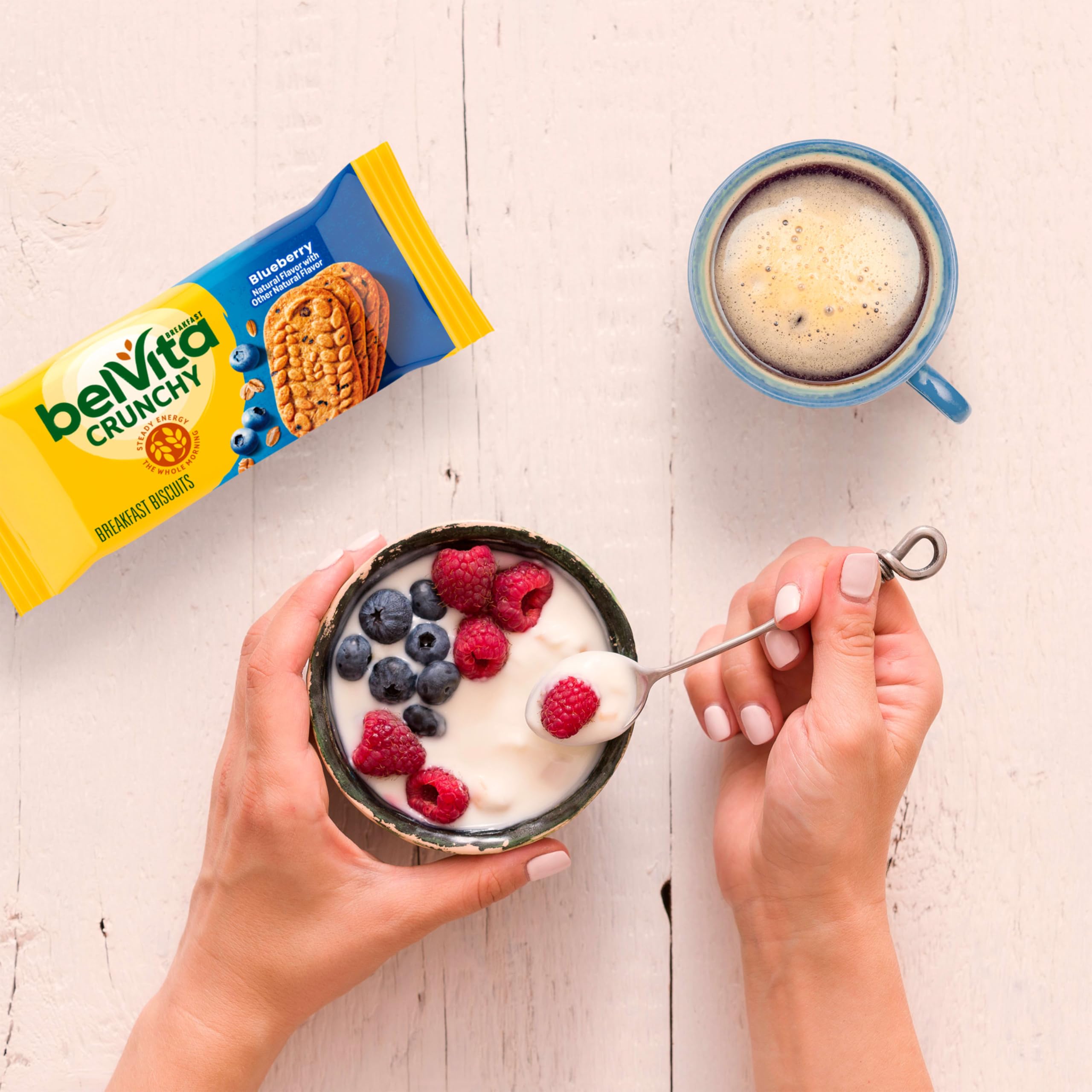 No artificial colors or flavors label on Belvita biscuits