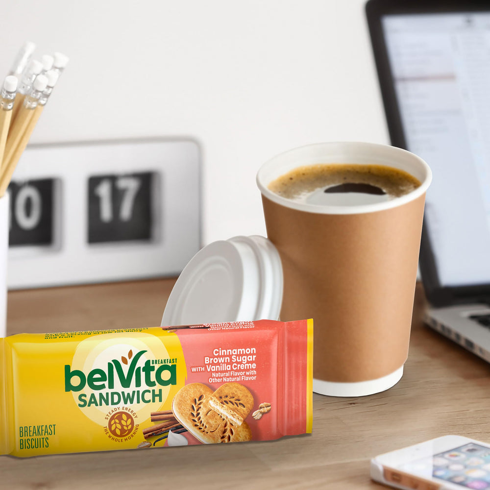 Belvita wholesome grains hint at real ingredients in every bite.