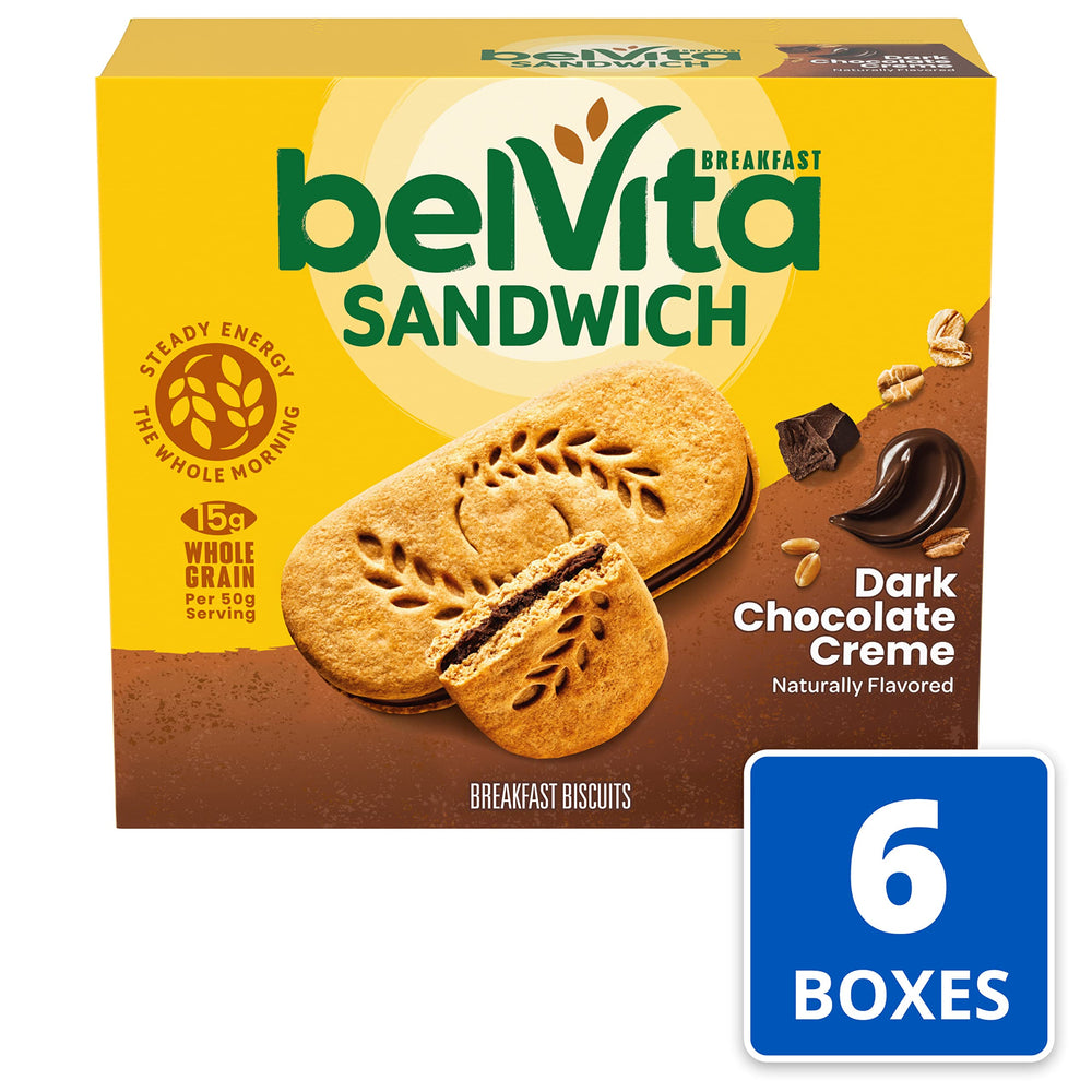 belvita bulk box stack highlighting supply for offices or vending machines