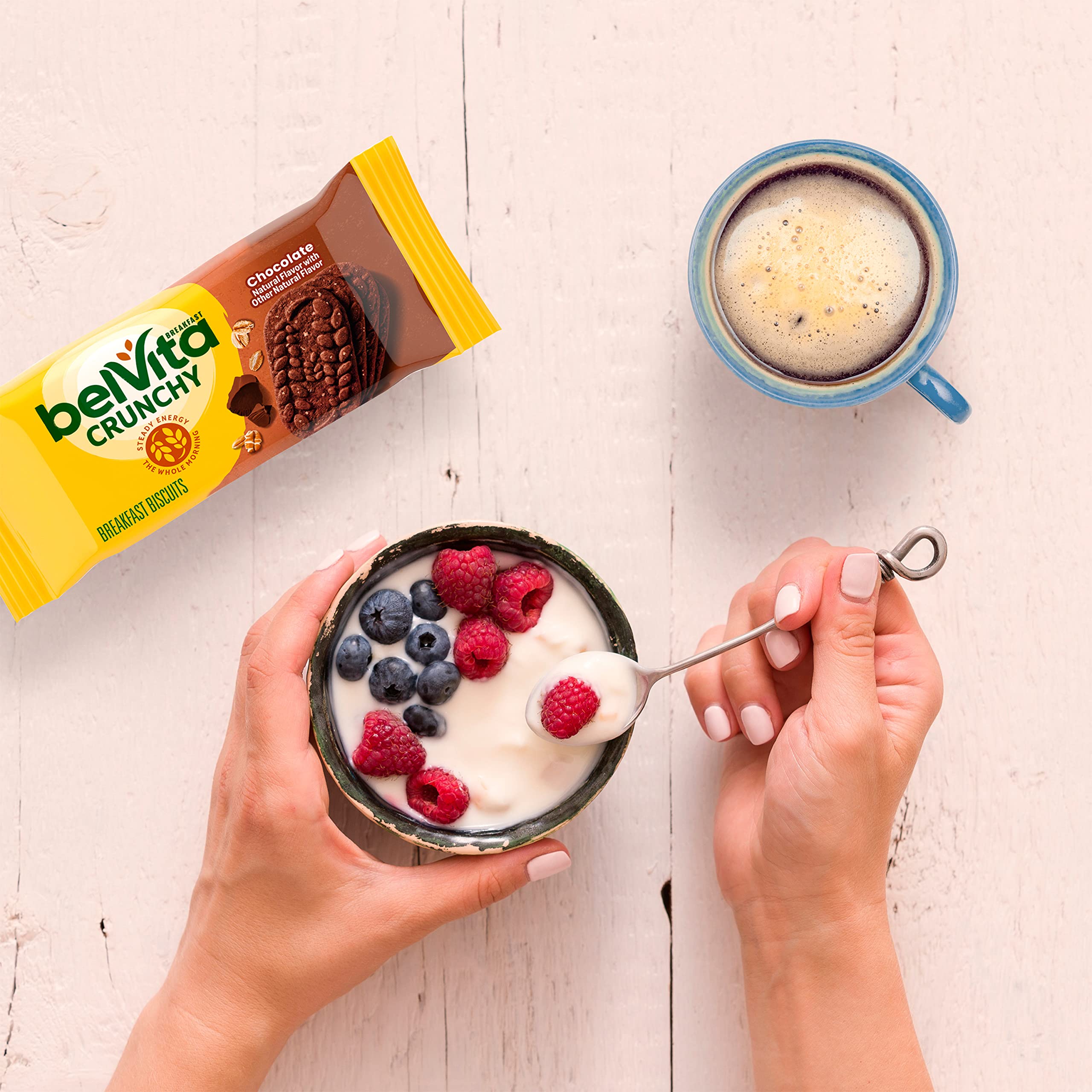Belvita Chocolate Breakfast Biscuits as a hiking snack