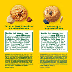 Belvita Energy Snack Bites blueberry-sunflower close-up highlighting real fruit and seeds.