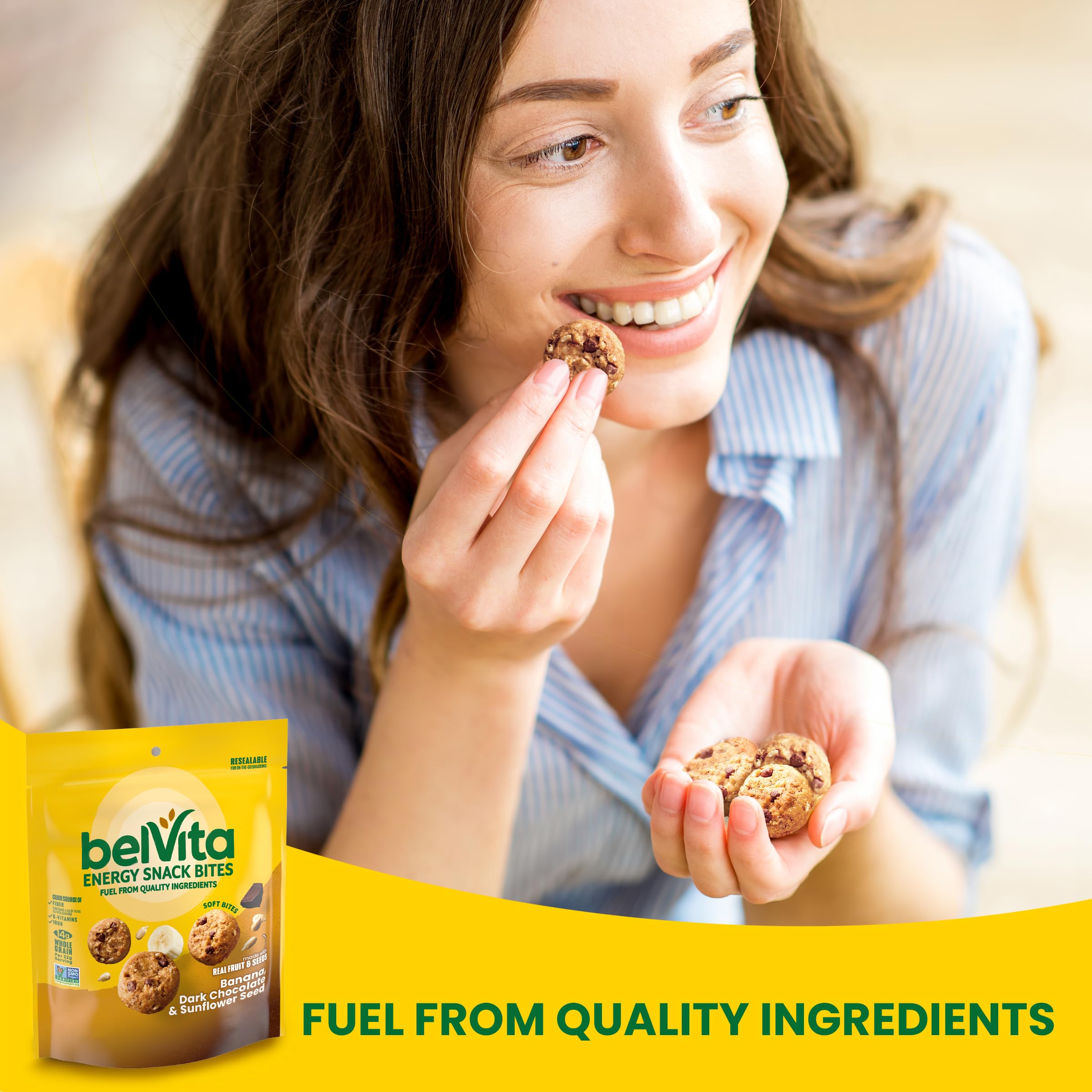 belVita Energy Snack Bites breakfast alternative for fast mornings.