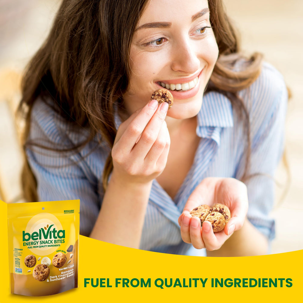 belVita Energy Snack Bites breakfast alternative for fast mornings.