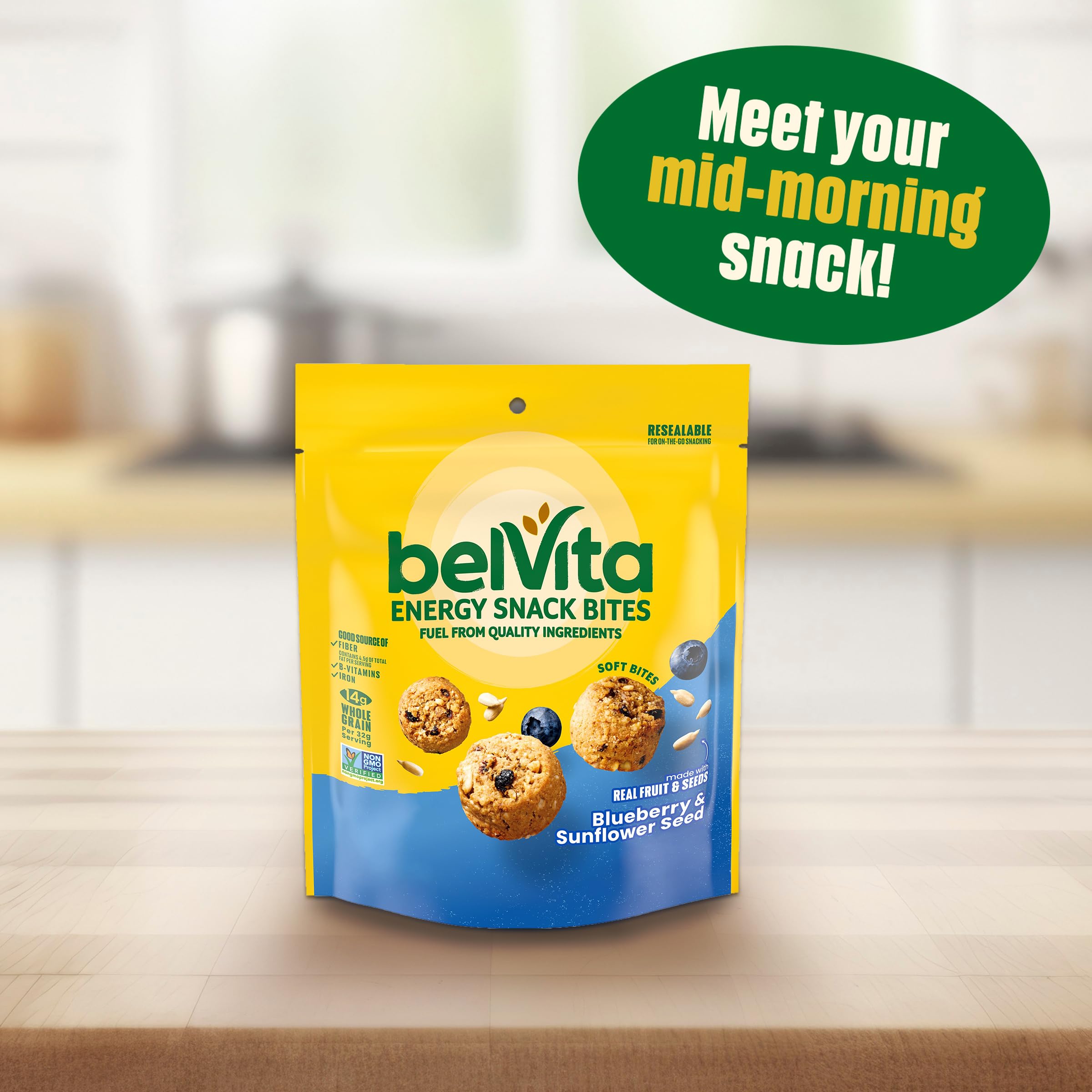belVita Energy Snack Bites ideal office snack.