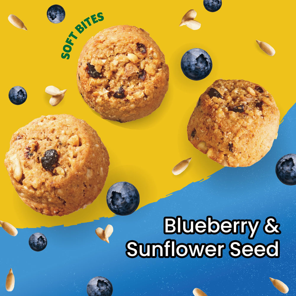 belVita Energy Snack Bites soft-baked texture shown in hand.