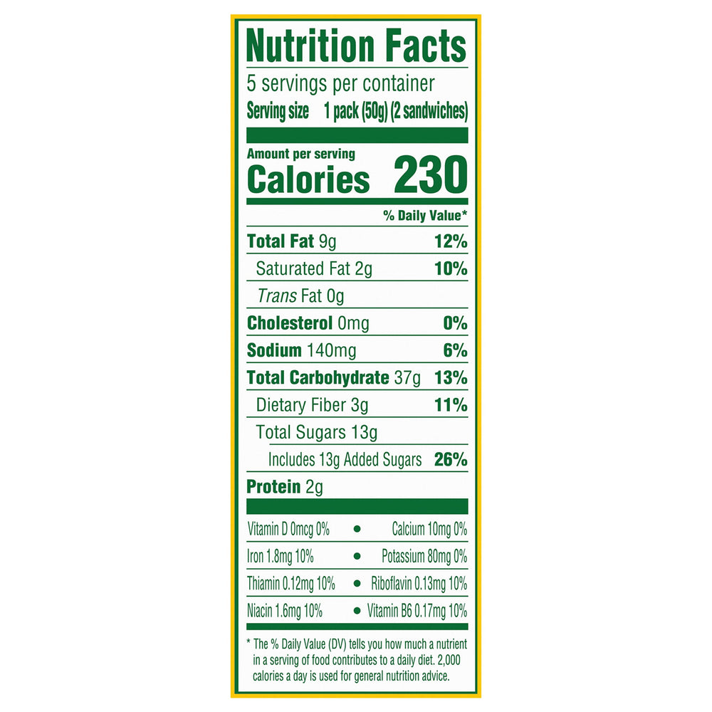 Belvita packaging highlights no high-fructose corn syrup.