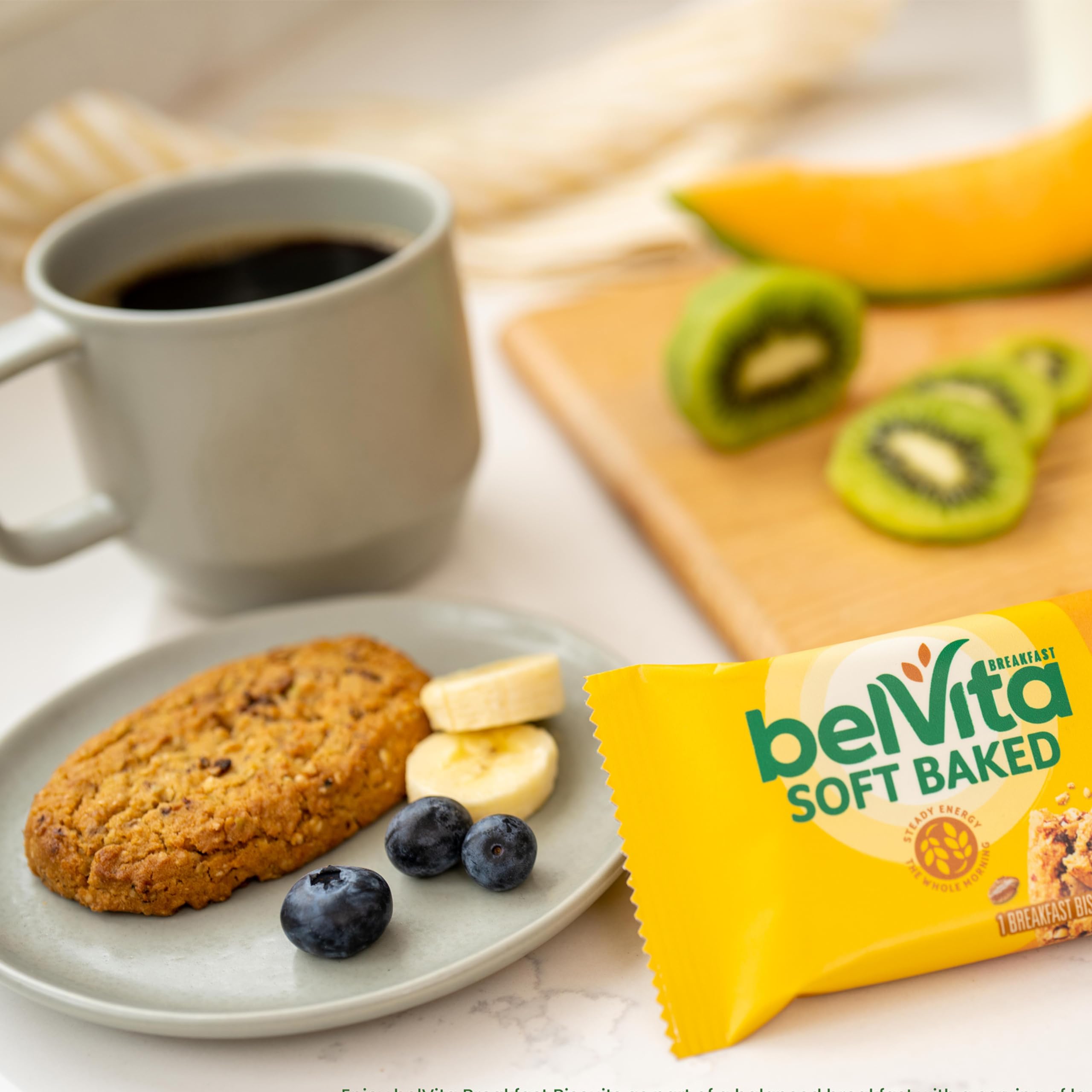 Belvita Whole grain and fiber information on label