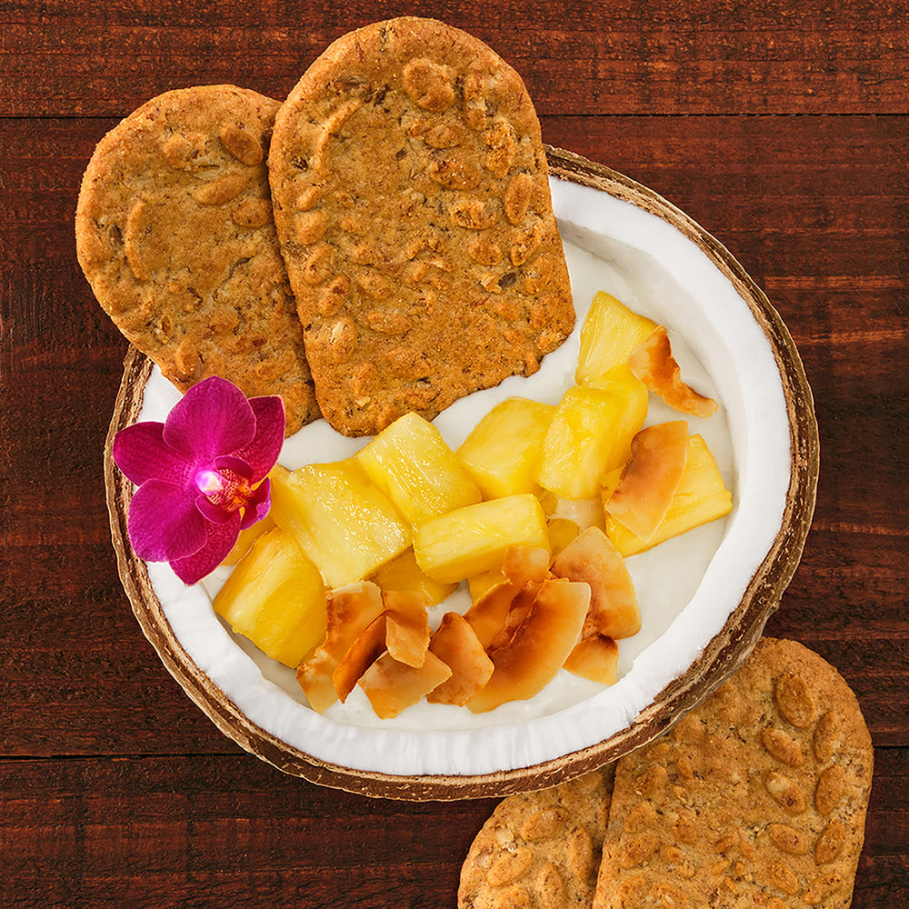 Pair Belvita with yogurt and fruit for a balanced start