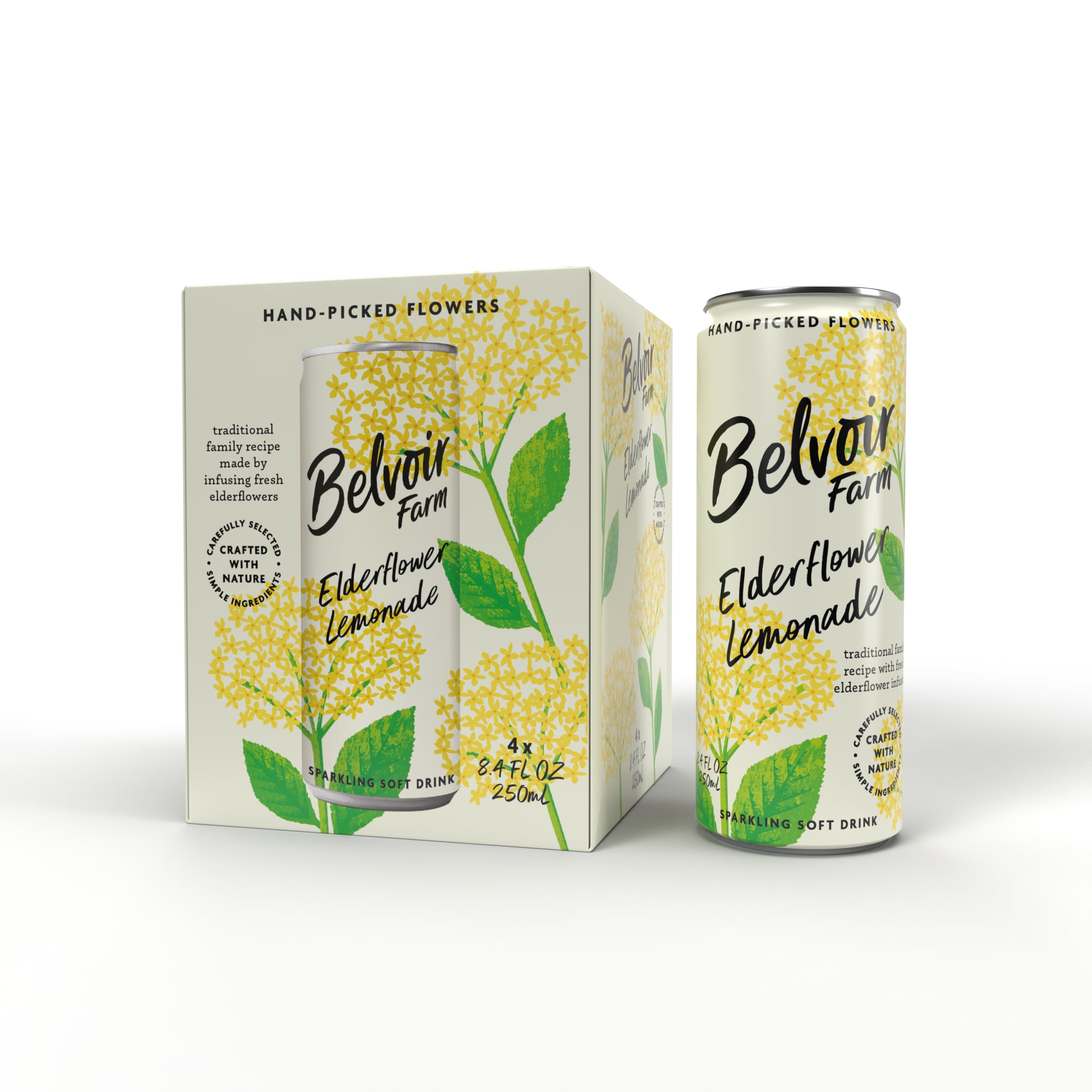 Belvoir Fruit Farms elderflower lemonade mixer for cocktails and classy drinks.