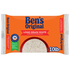 BEN'S ORIGINAL Enriched Parboiled Rice pack front highlights quick meals