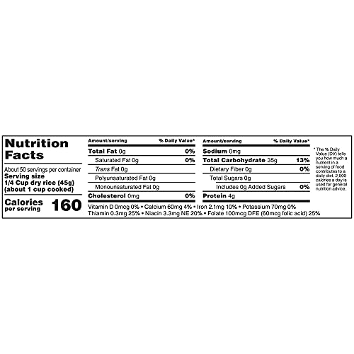 BEN'S ORIGINAL enriched rice with iron and vitamins for balanced dinners